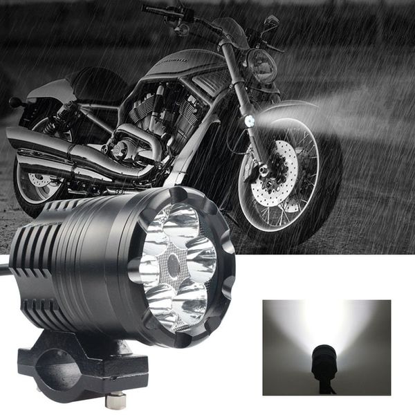 Phare auxiliaire moto lumière LED projecteur externe projecteur de moto ampoule étanche pour tout-terrain, 4X4, 4WD, VTT, voiture SUV