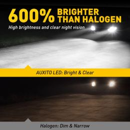 Auxito 2x 100W H11 H8 H8 H7 LED Canbus No Error Turbo Headlight Bulbe 9005 HB3 9006 HB2 9012 HIR2 H13 9008 9007 HB5 LED LED LED