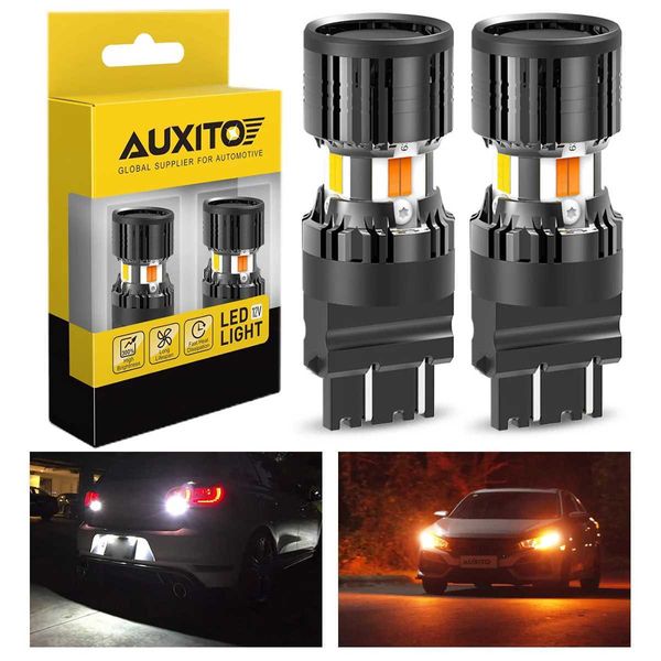 Auxito X T Switchback LED CANBUS PW SEÑAL DE GUNDAD SIN ERROR HIPER FLASH AMBER DUAL AMBER WHITE para Ford Focus