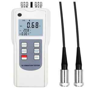 AV-160D-2 Multifunctionele trillingsmeter Dubbele kanalen Trillingstester met 2 piëzo-elektrische transducers Vibrometer