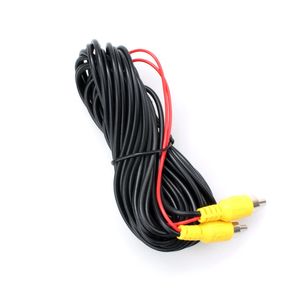 Cable AV Universal auto RCA AV Cable arnés de cables para cámara de visión trasera de coche aparcamiento 6m cable de extensión de vídeo