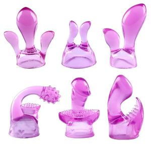 AV Vibrator Attachment GSpot Toverstaf Stick Head Covers Clitoris Stimulator Trillingen Accessoires Volwassen sexy Speelgoed Voor Vrouwen6083615