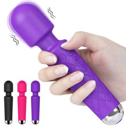 Vibromasseur AV pour femmes, stimulateur de Clitoris, masseur Rechargeable par USB, jouets sexuels pour adultes de 18 ans, 240309