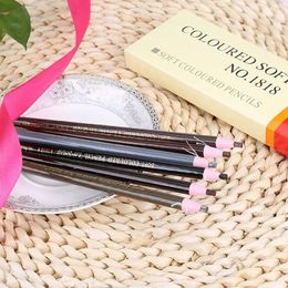 Cosmétiques de crayon à sourcils disponibles pour maquillage teinté étanche microblading stylo brun oeil front de beauté naturelle navire gratuit