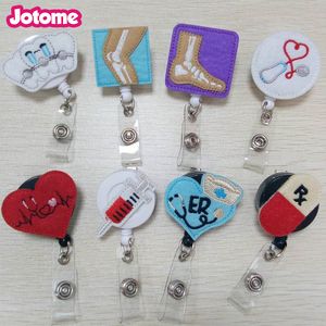 In Stock Mix of One Model Medical Department Retractable Badge Reel Verpleegster Werkende Referentie Houder voor Dokter