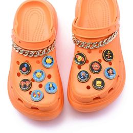 Breloques de chaussures en forme de signe du zodiaque, douze Constellations disponibles, breloque de sabot de conception personnalisée pour Bracelet de chaussure scandale