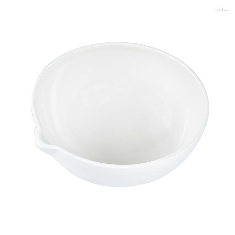 Avalible Lab White 500ml 1pcs Ceramic Evaporanting Dish per esperimento di laboratorio
