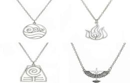 Avatar le dernier collier de pendentif aérien Air Nomad Fire and Water Tribe Link Chain Collier pour hommes femmes bijoux de haute qualité G5302122
