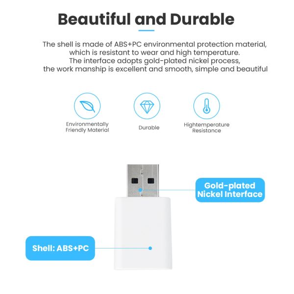 Avatto Tuya Zigbee 3.0 Repeater USB Extender for Smart Life, appareils 20-30m Zigbee Mesh Home Assistant Deconz Automation