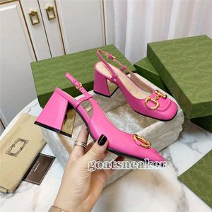 DAMES SLIDE SANDAAL MET HORSEBIT Designer G Dames Hoge Hakken Sandalen Slippers Glijbaan Luxe Platte Slippers Platform Jelly Borduursel Rubber Leer Nette schoenen