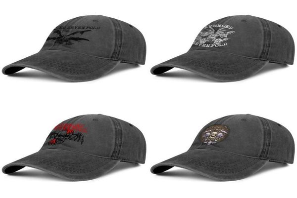 Avenged Sevenfold A7X Skull Deathbat hommes et femmes camionneur casquette en jean cool ajusté golf personnalisé sports mode baseball chapeaux H5912479