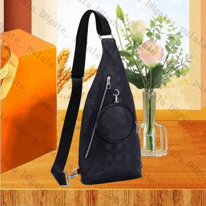 Avenida Bag Sling Mens Designer Pack Pack Bolsas de cuero Mujeres Diseñador de lujo Cross Body Purse Billetera Hobos Messenger bolso de bolso de bumbag