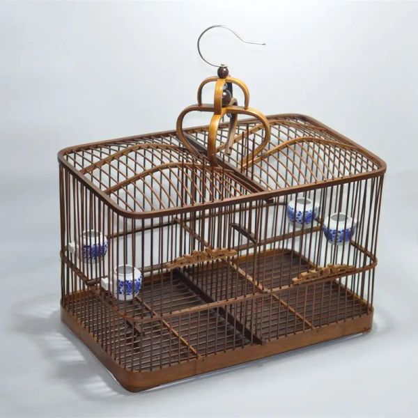 Casa de la jaula de aves aviarios pequeños refugios reproductores jaulas de pájaros de bañador