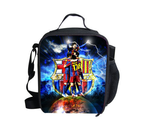 New Football Star Insulated Lunch Bag Thermal Picnic Box,Messi Neymar ...