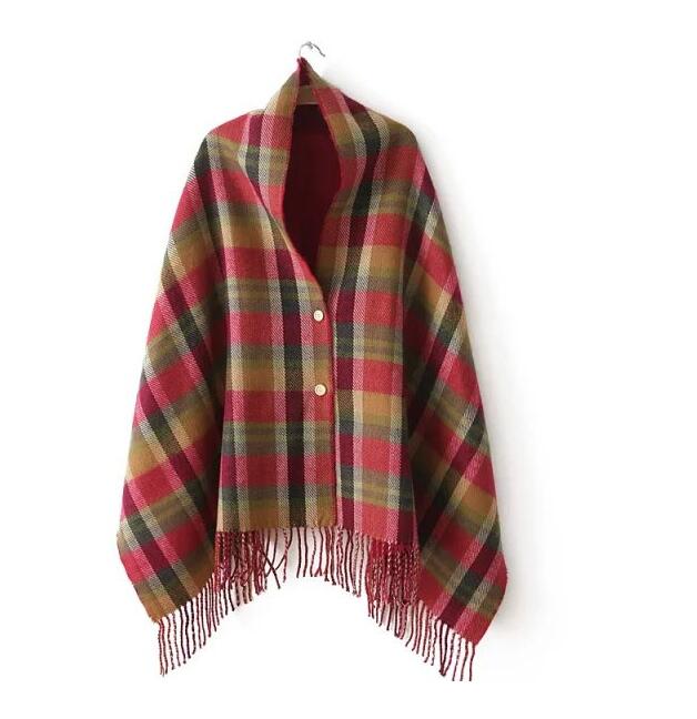 .Christmas Party Price Lady Blanket Oversized Tartan Scarf Wrap Shawl ...