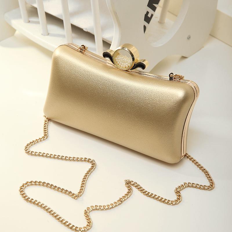 black and gold evening clutch