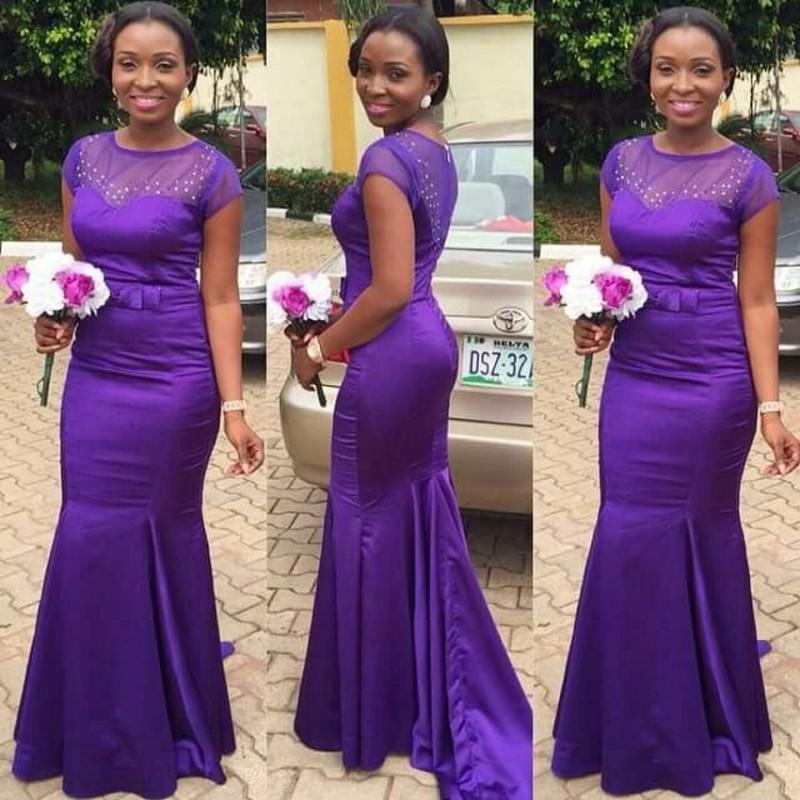Beautiful Regency Purple Long Bridesmaid Dresses For Wedding 2016 ...