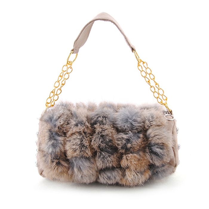 2015 Shipping Fur Bags New Handbag Bag / Rabbit Korean Really Rivet