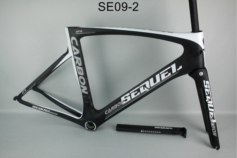 white road bike frame