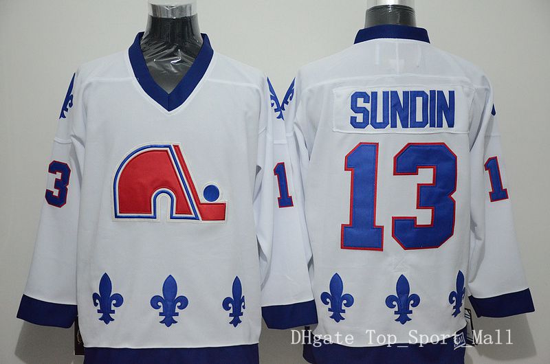 2020 Quebec Nordiques 13 Mats Sundin Ice Hockey Jerseys Sports Home