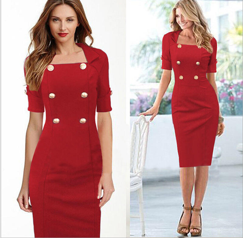 suits with red dress