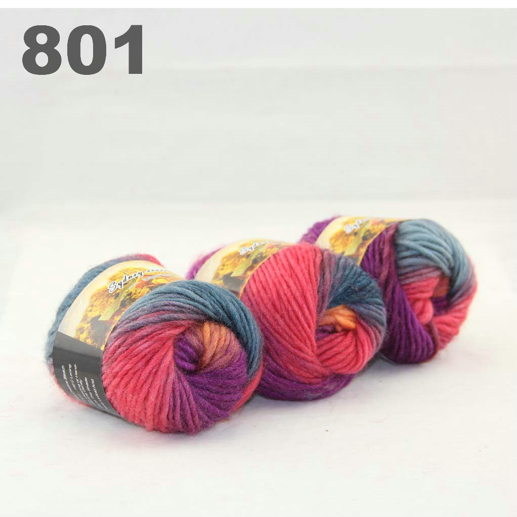 Bisque Orange Purple Turquoise 801