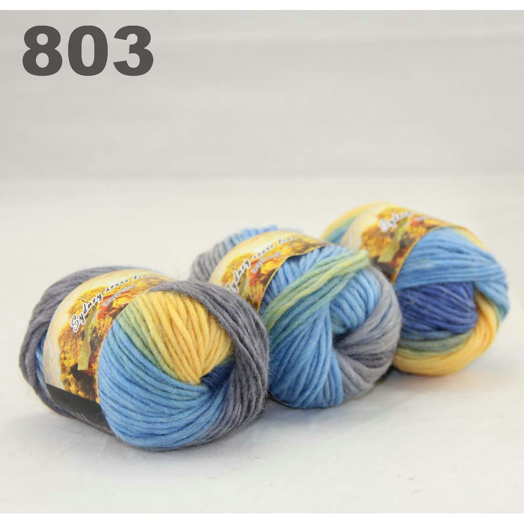 Grey Sky Blue Yellow803