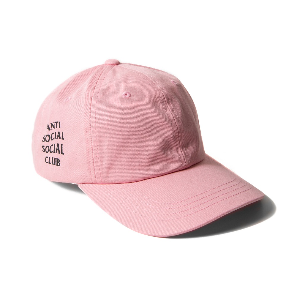 pink hat man