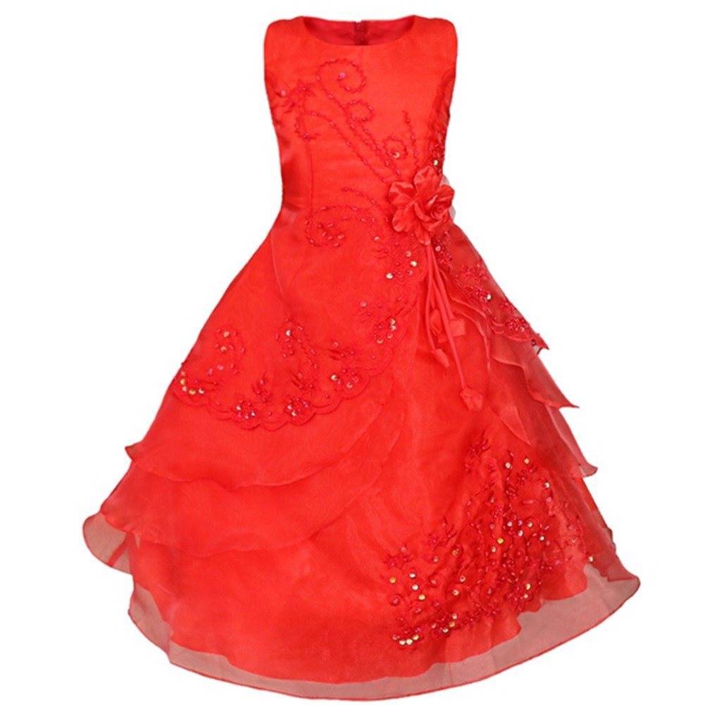 Красное Платье Для Детей фото 33