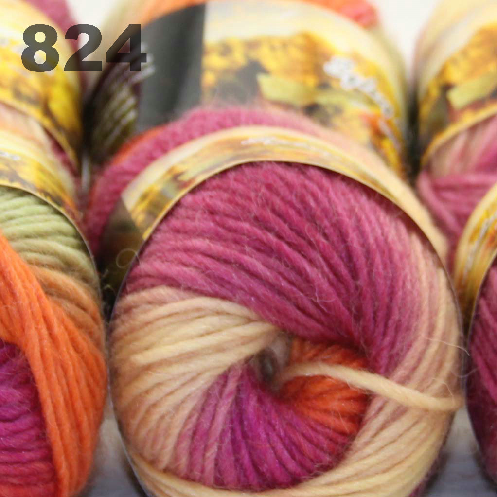 Fushsia Yellow Green