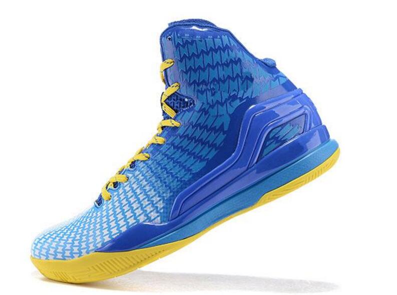 Men Basketball Shoe High Top Curry 1 Black Navy Blue Stephen Curry One ...