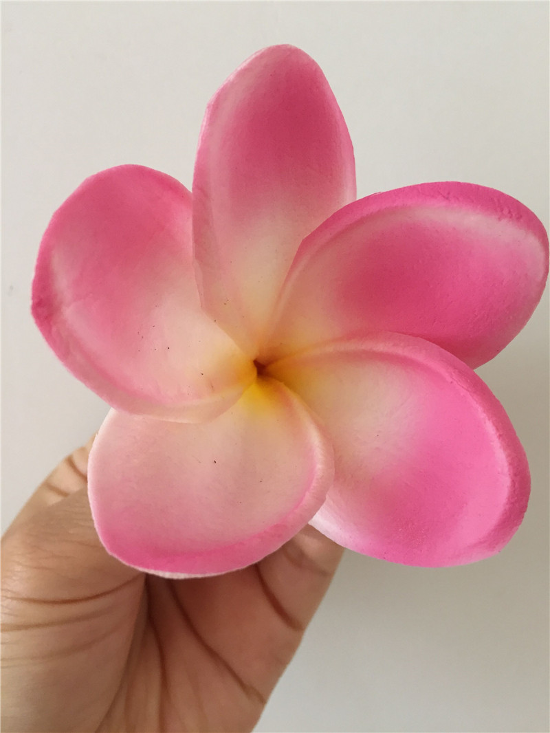 2019 High Quality PU Real Touch Plumeria Flower Heads Wedding Bridal