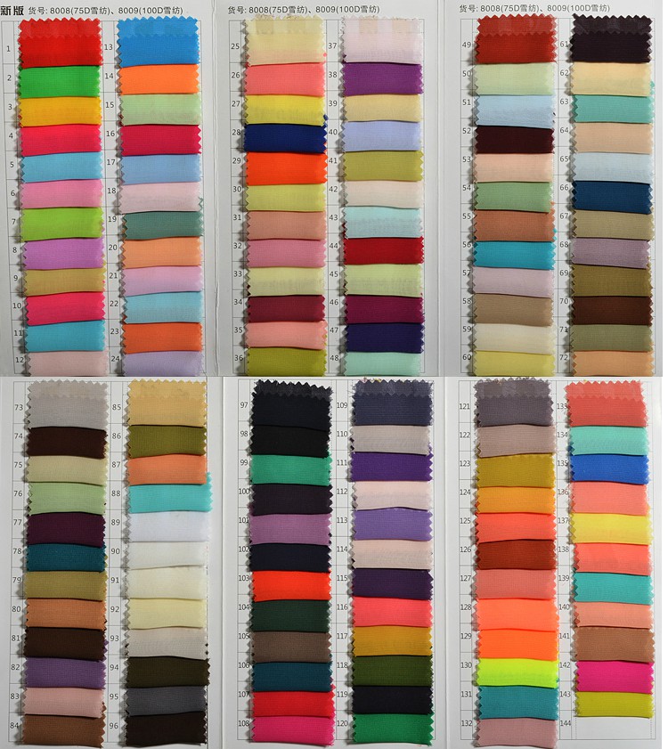 Choose from color chart