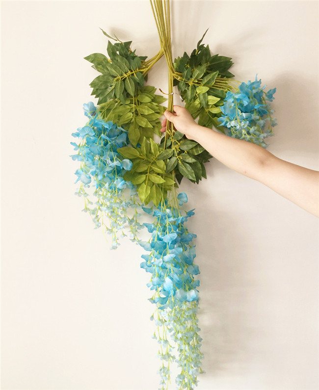 110cm blue color wisteria rattans