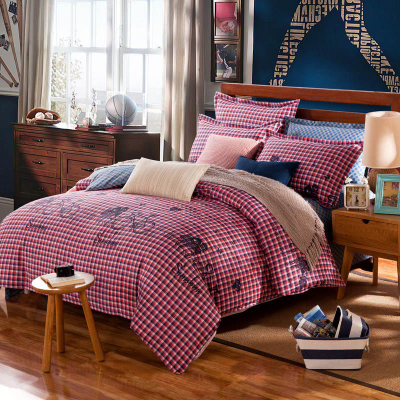 The Factory Wholesale Luxury 100% Cotton Bedding Sets Fashion Concise ...