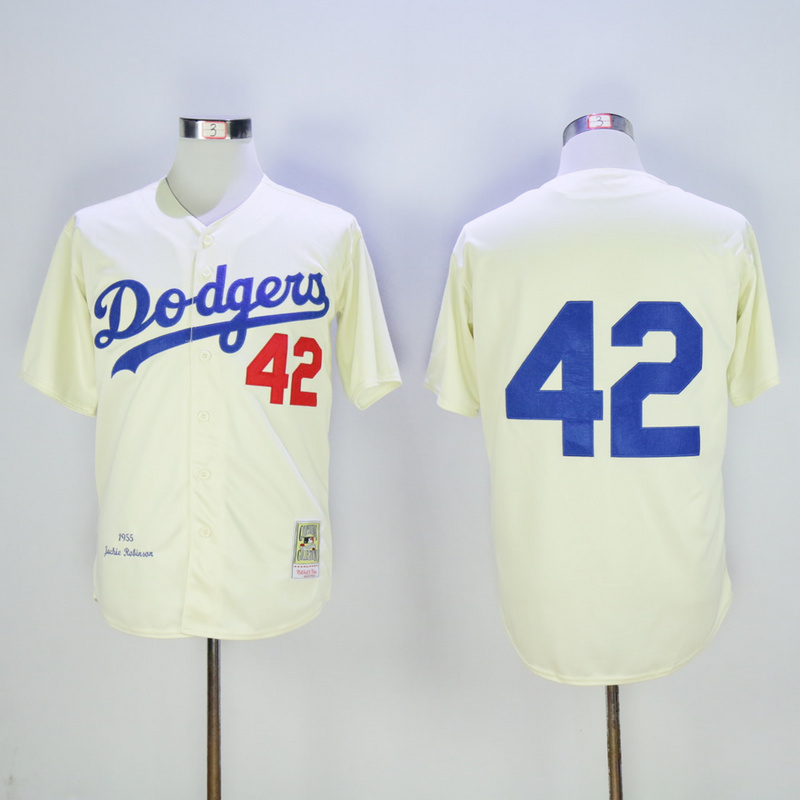 2016 Los Angeles Dodgers Baseball Jersey 42 Jackie Robinson 1955 ...