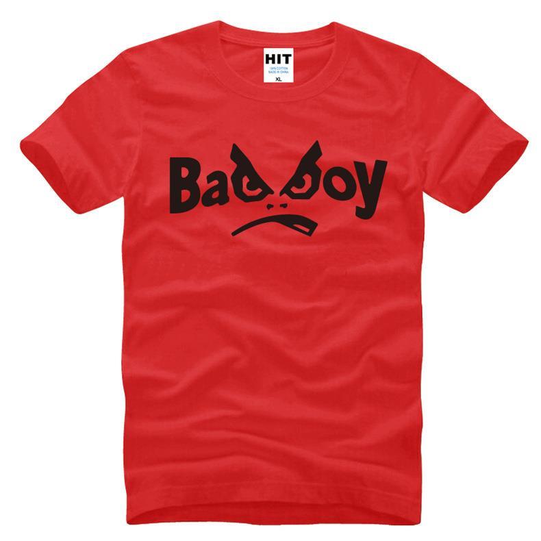 WISHCART Creative Personality Bad Boy Letter Printed Men'S T Shirt T