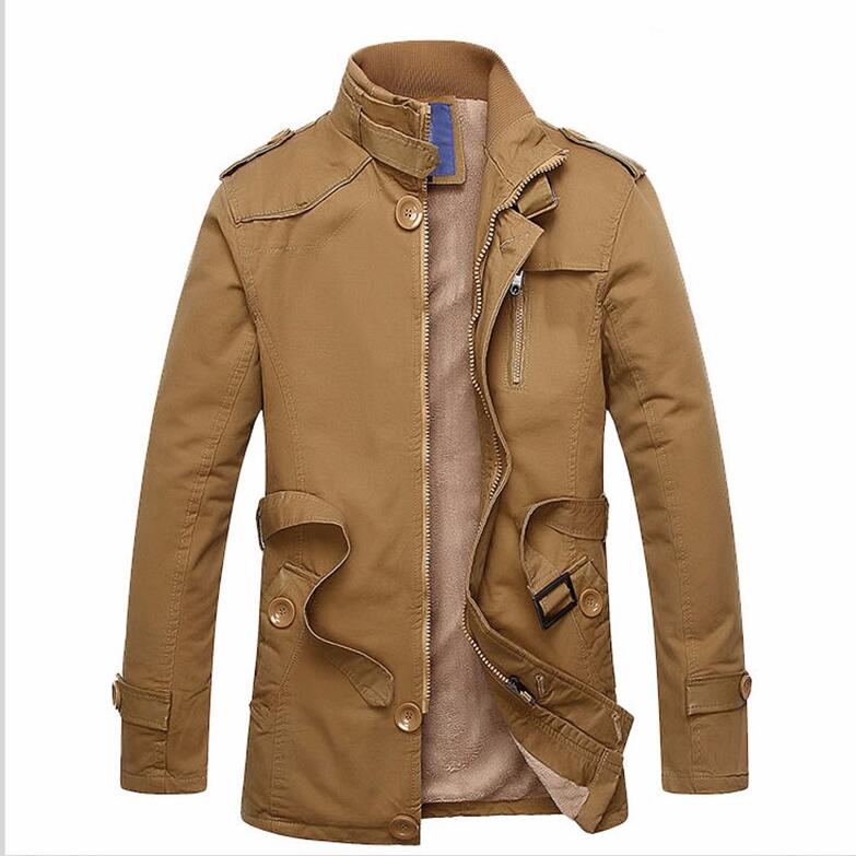 Mens Green Khaki Military Jacket Spring Cargo Plus Size 3XL Casual Man ...