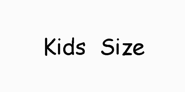 子供のサイズ