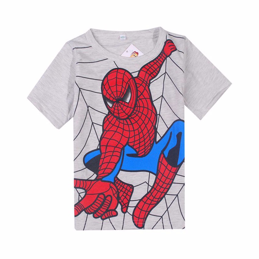 Super Hero 3D Print Kids Boys Summer T-Shirts Short Sleeve Free Shipping 