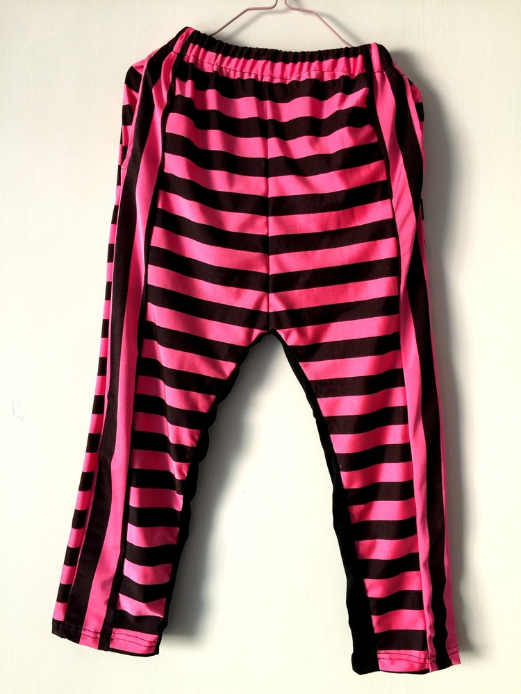 neon stripe pants