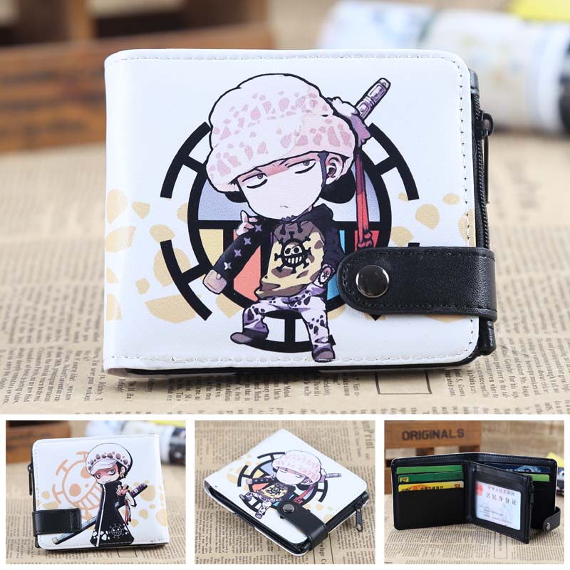 Titular de la tarjeta Carteras de Anime Kuroko Sin Cesta Colorido Botón Estilo de Dinero para Regalo Fresco