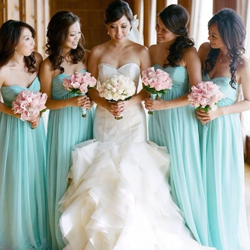 marine color bridesmaid dresses