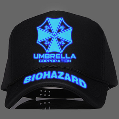 Resident Evil Hat Cap Biohazard Adjustable Snapback Baseball Caps Black