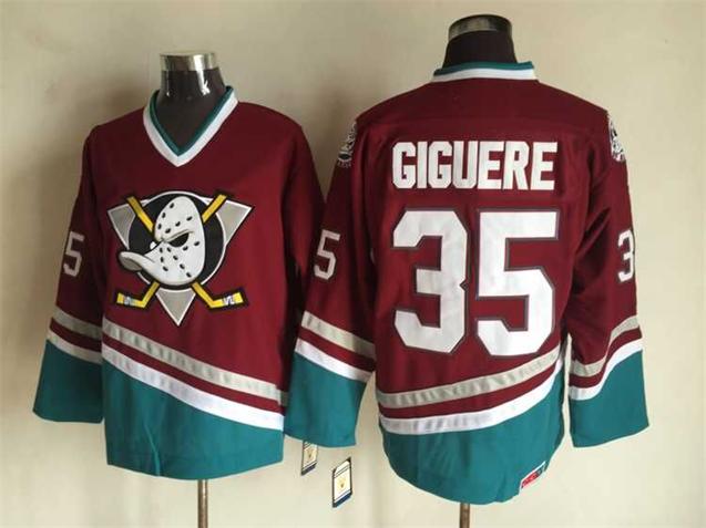 anaheim ducks red jersey