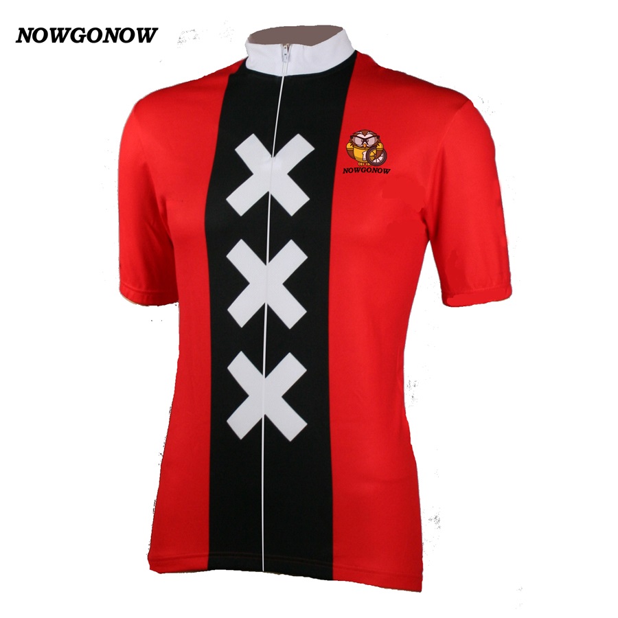 red mtb jersey