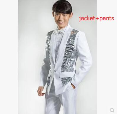 white jacket pants