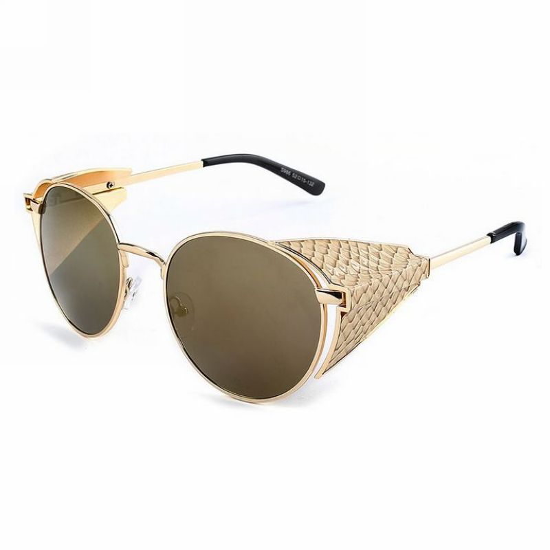 retro sunglasses with side shields