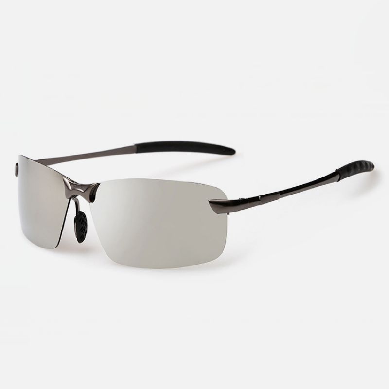frameless polarized sunglasses