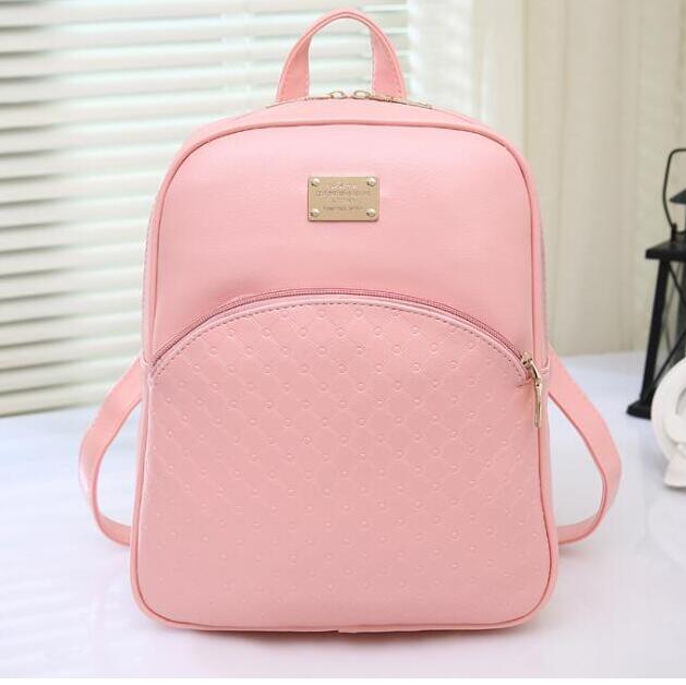 Wholesale- High Quality Female Style Luxury Design PU Leather Backpacks ...